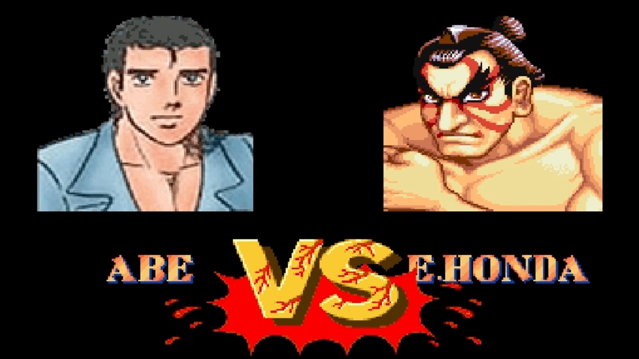 Такакадзу Абэ VS Э. Хонда - Street Fighter II MUGEN