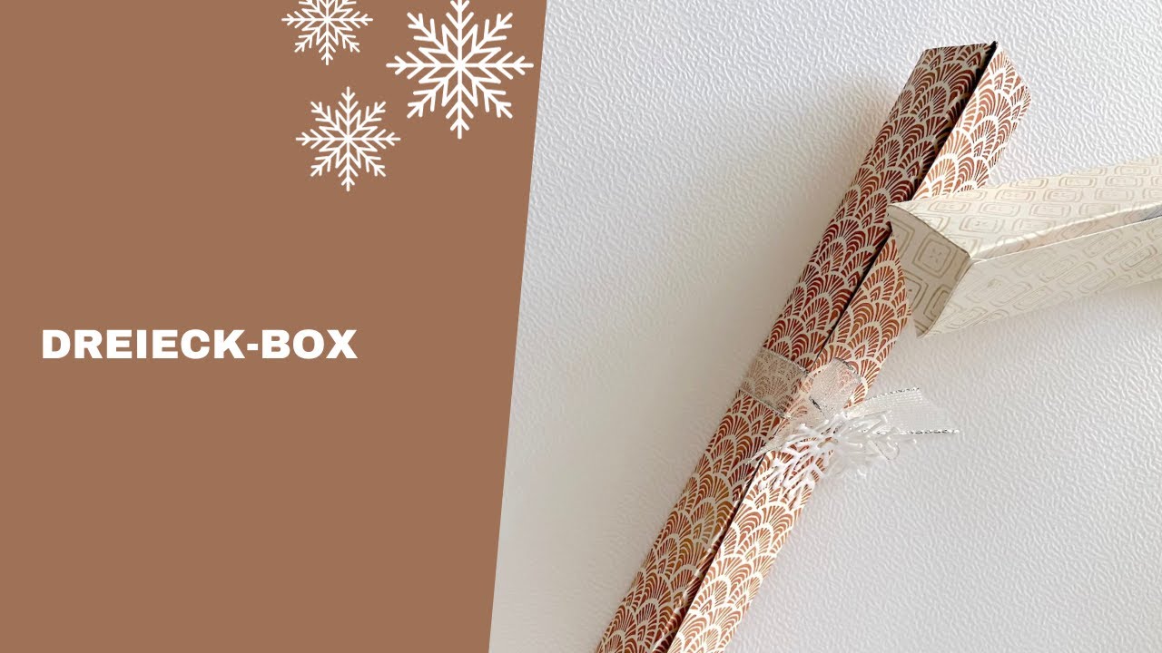 Dreieck-Box | Anleitung für kleine Geschenkschachteln
