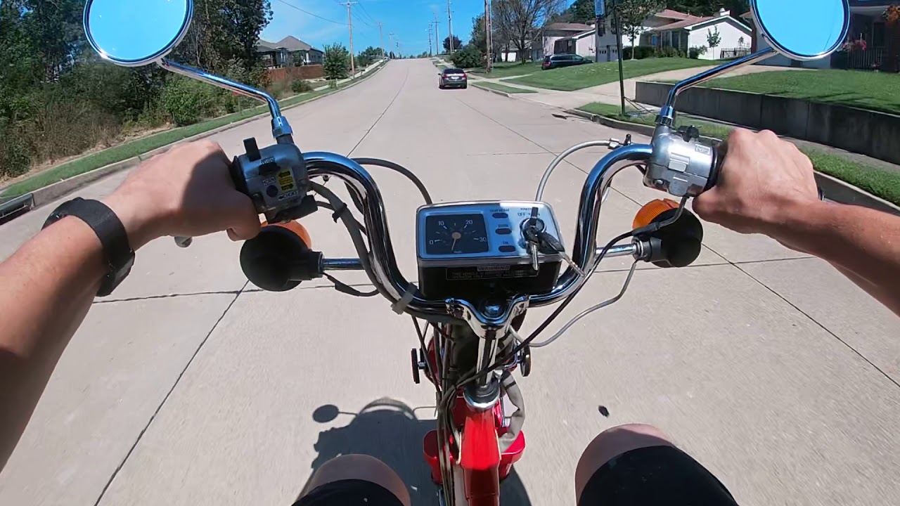 1979 Yamaha qt50 speed run
