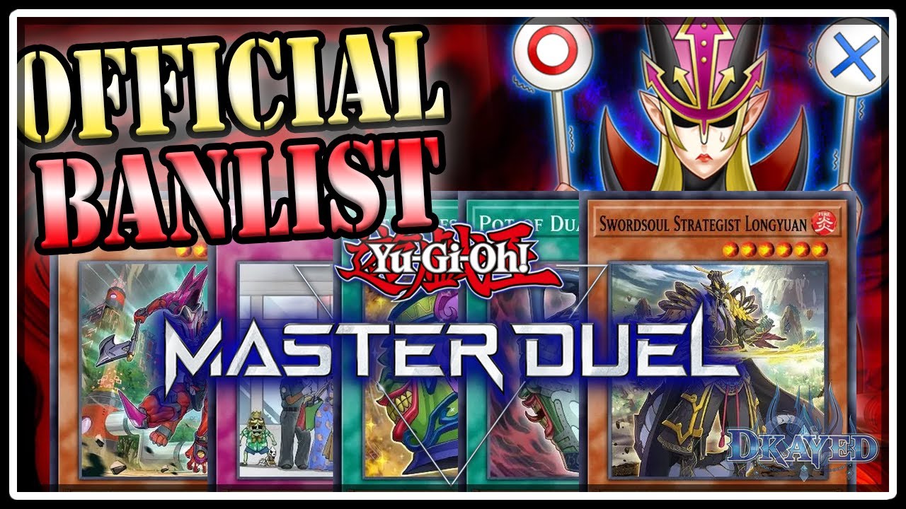 LARGEST Banlist for MASTER DUEL! TOP TIER Dead! RIP STUN! BIG Un-limits!