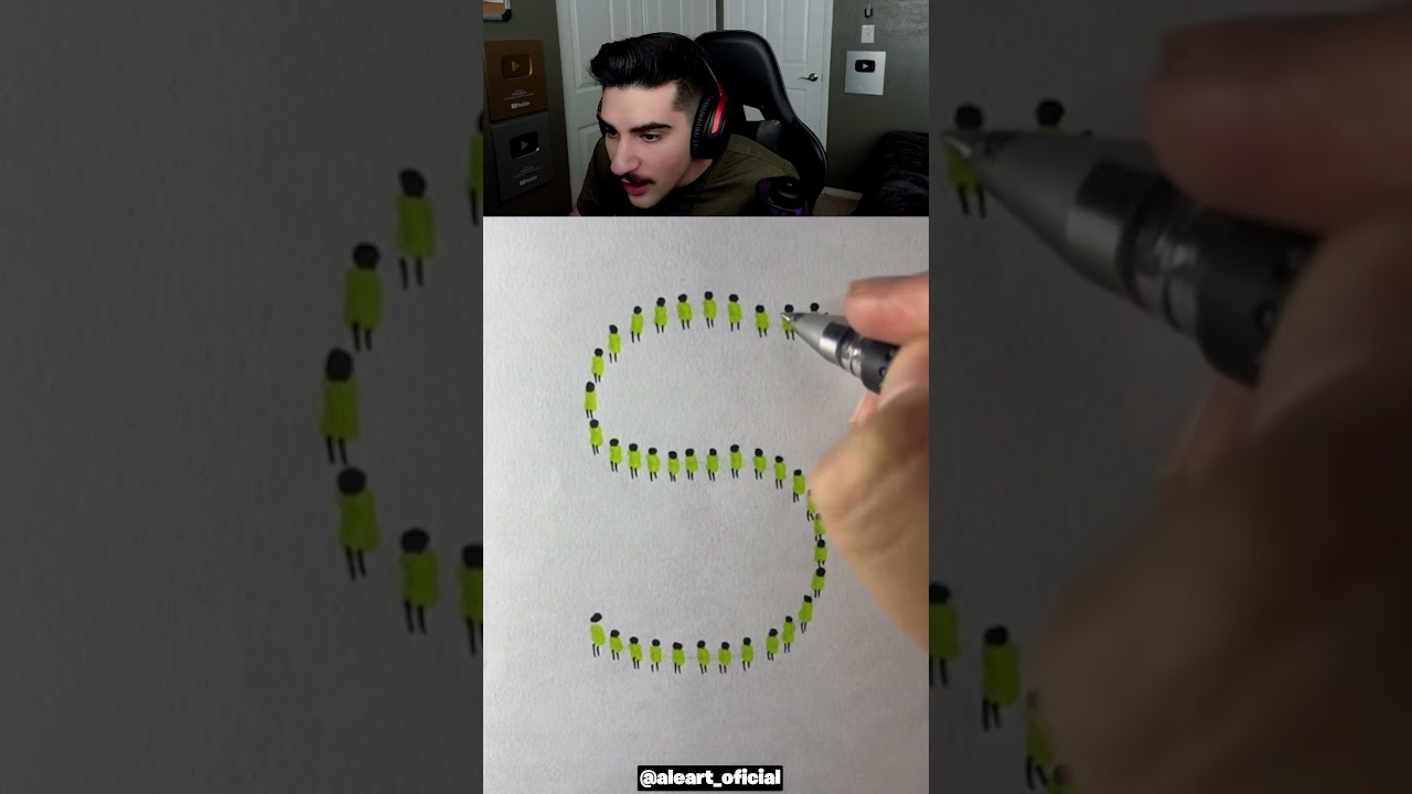 Как нарисовать букву S! 🤯