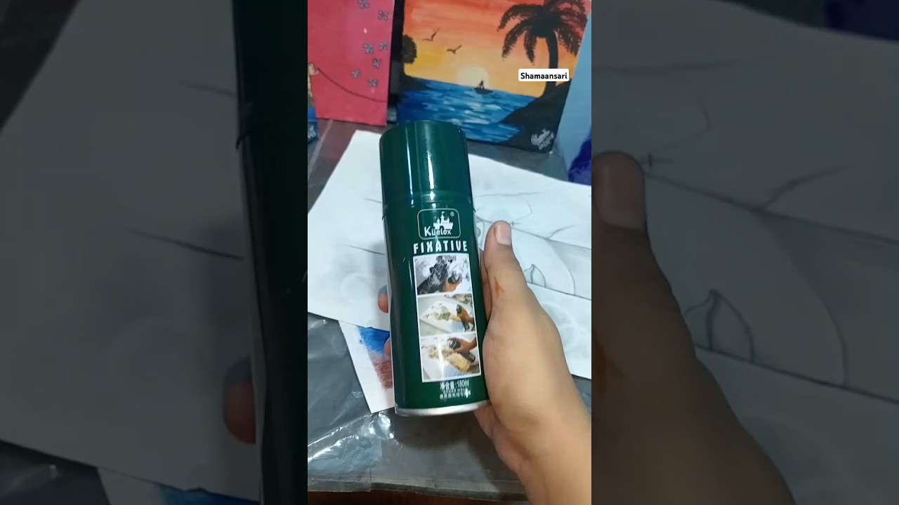Fixative spray/
