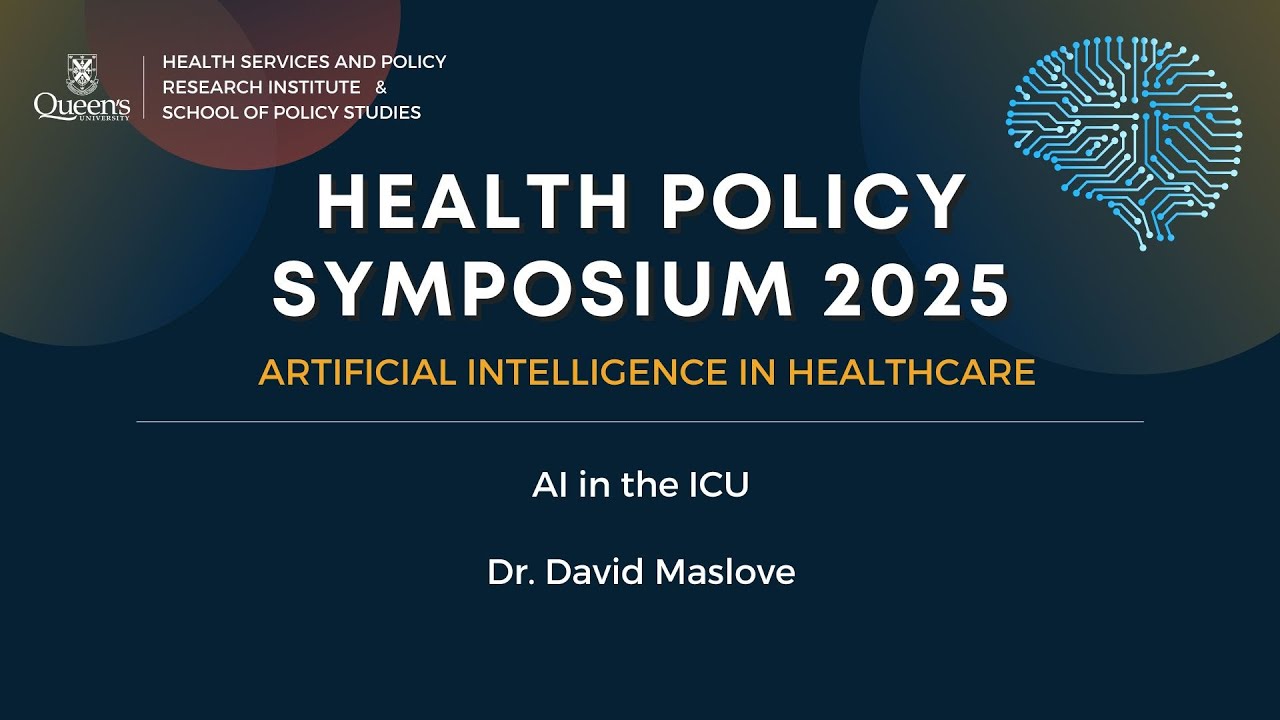 Artificial Intelligence in the ICU w/ Dr. David Maslove