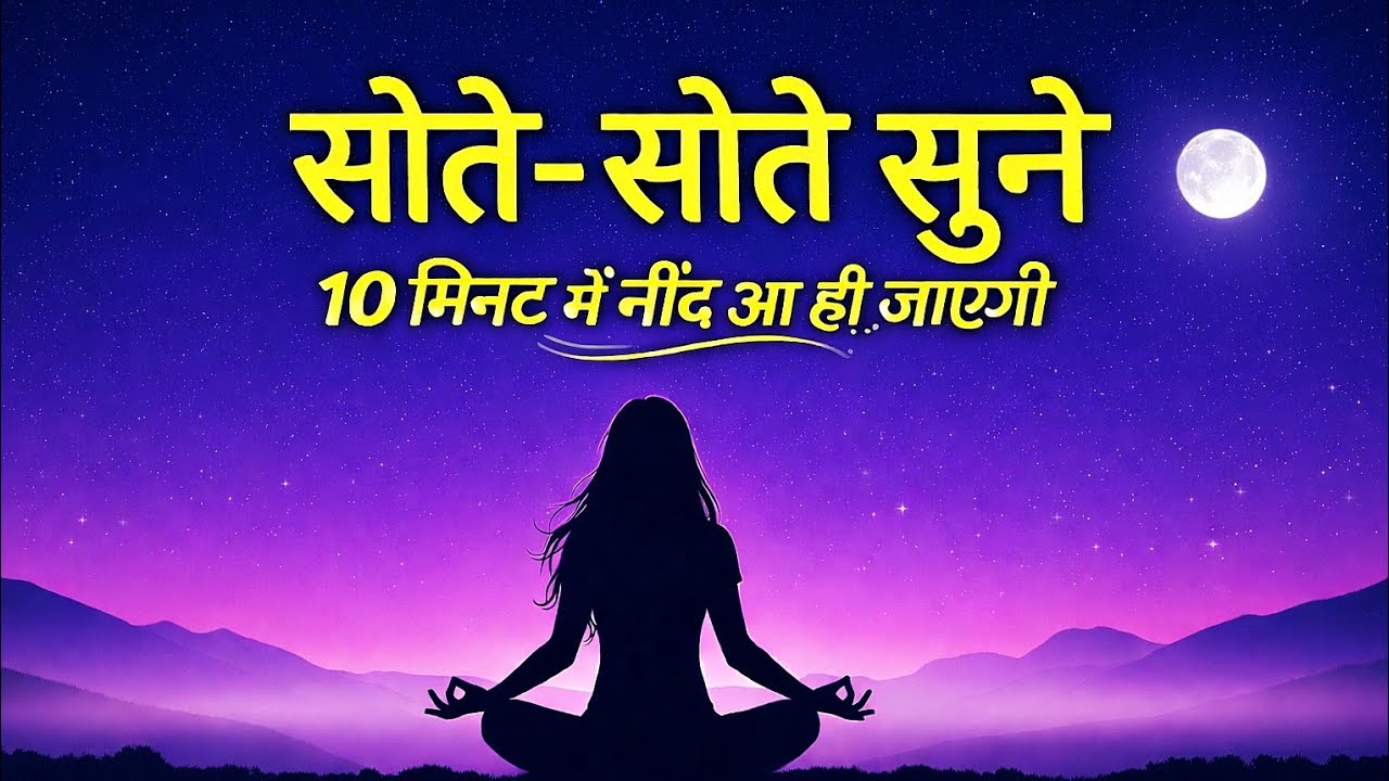 🌙 Buddha Sleep Story | बुद्ध की सोने से पहले की शांत कहानी | Deep Relaxation & Fall Asleep Now