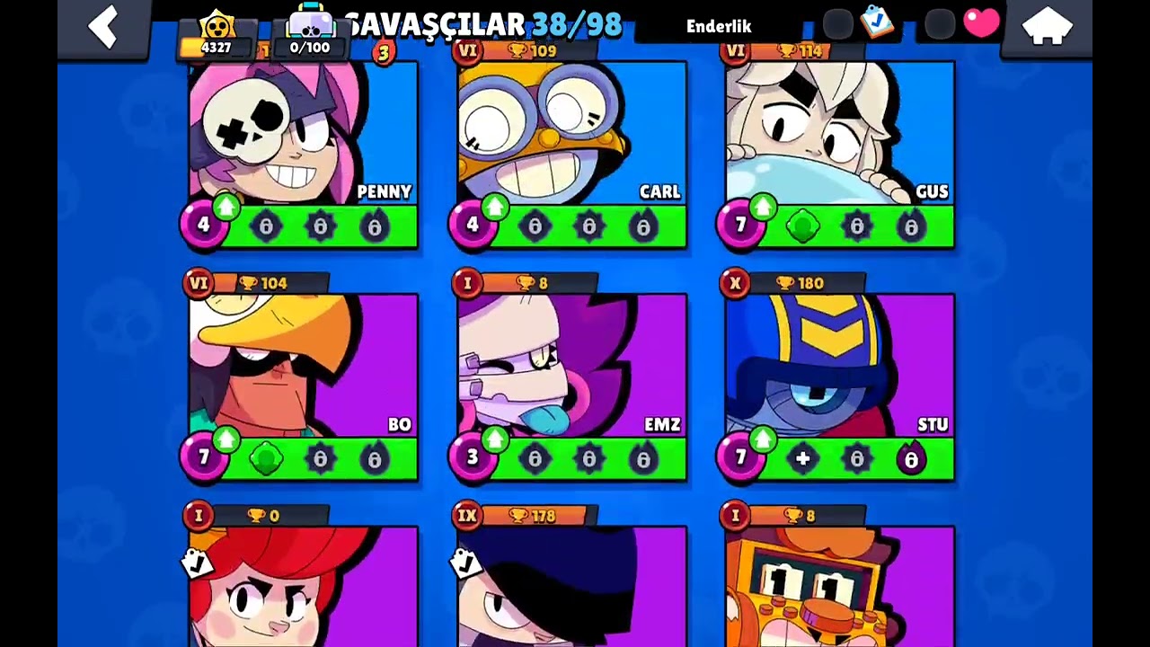 Brawl  stars  ama çok şansızım