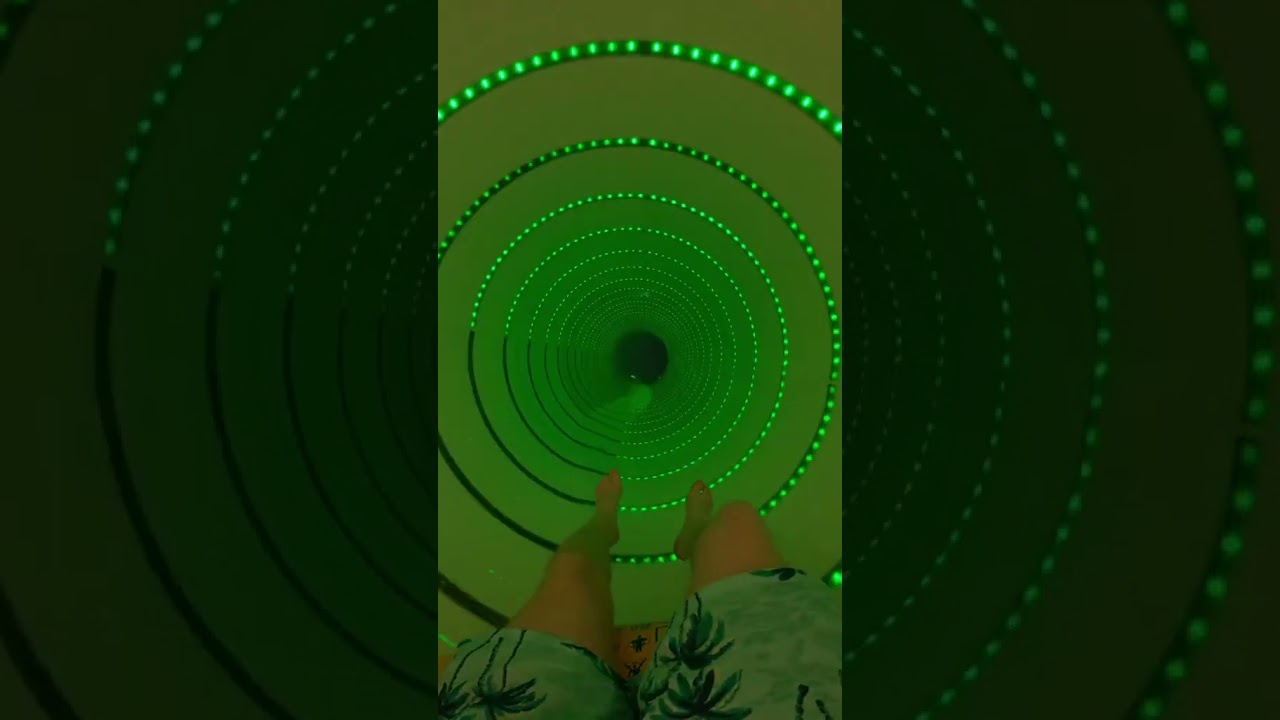 Multimedia water slide at the brand-new Fabryka Wody in Szczecin, Poland!#fabrykawody#dc #shorts