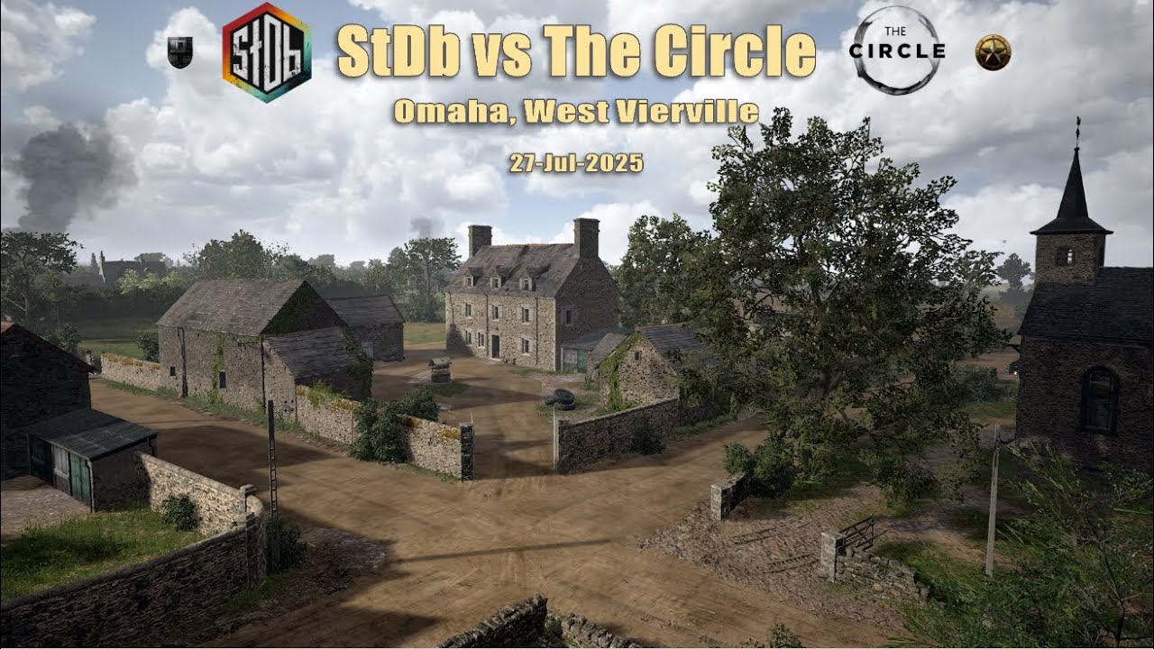 Hell Let Loose -  Comp Scrimmage - StDB  (Axis) v Circle (Allies) on Omaha, West Vierville