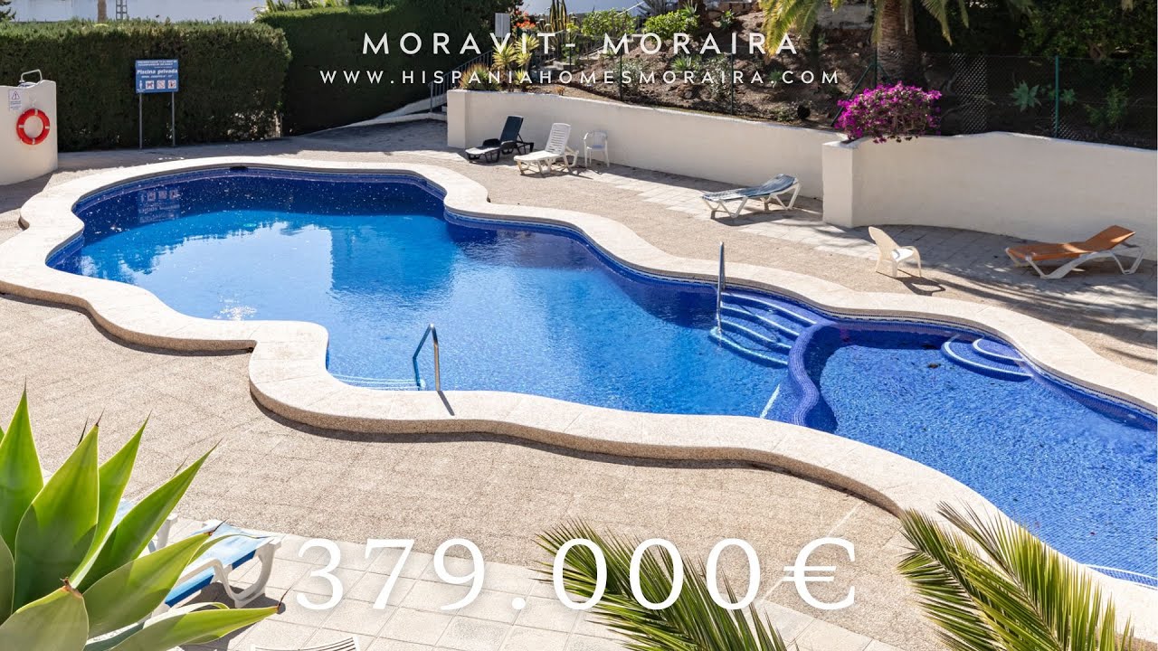 TOURING 379 000€ | 3-BEDROOM BUNGALOW FOR SALE IN MORAIRA WITH TERRACE AND VIEWS NEAR CALA ANDRAGÓ