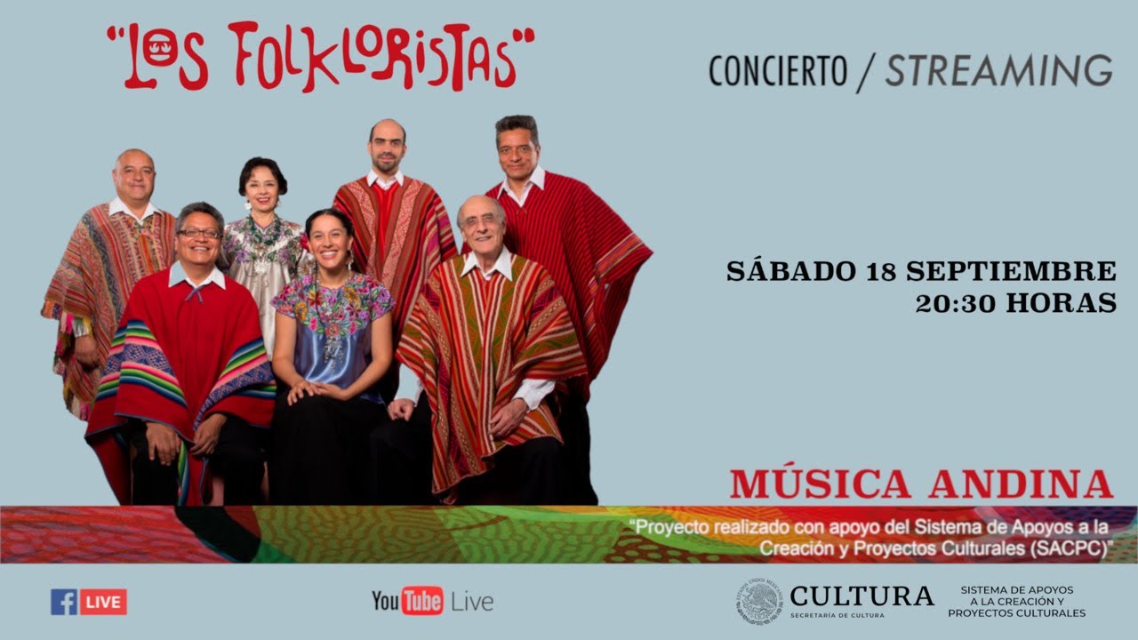 Los Folkloristas en concierto &ldquo;M&uacute;sica Andina