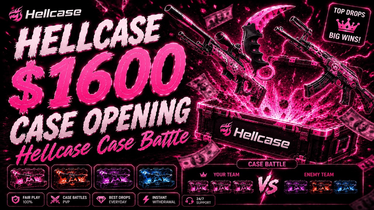HELLCASE $1600 CASE OPENING 💎 Hellcase Case Battle