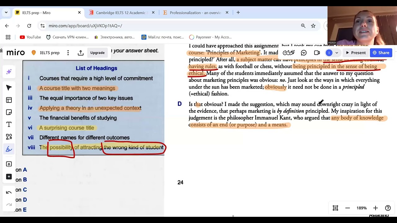 IELTS READING MATCHING HEADINGS TO PARAGRAPHS “What’s the purpose of gaining knowledge”