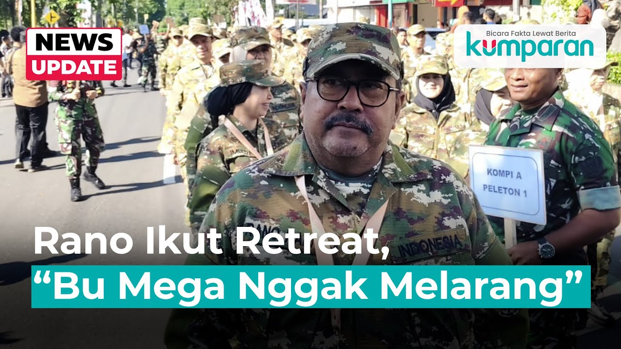 Rano Karno Ikut Retreat di Akmil: Ibu Mega Tak Melarang