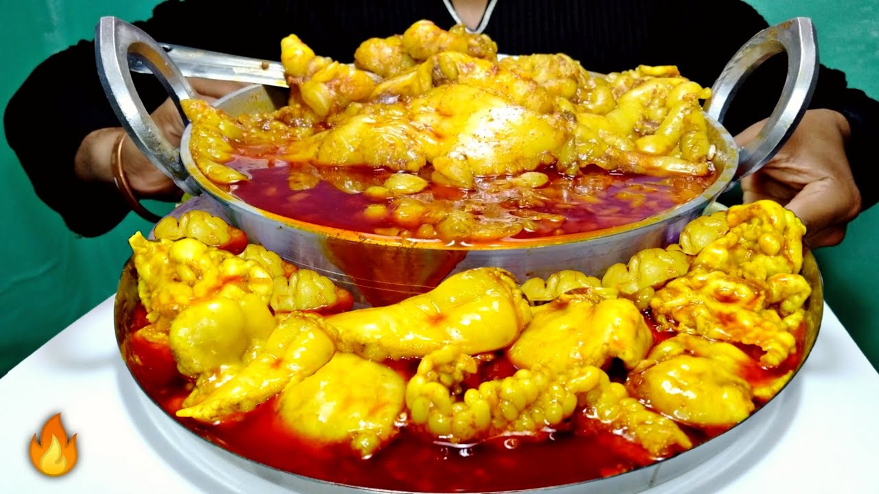 I Will Die After Eating This Fat Video - Full Kadai Eating Mutton Fat Curry Also Full Thali