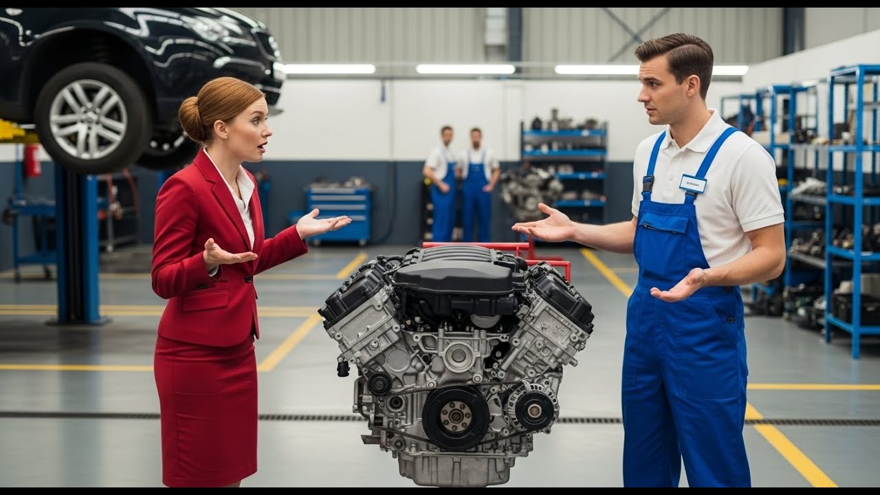 „Nie da się naprawić” — powiedziała milionerka… aż biedny mechanik zrobił to w 10 minut
