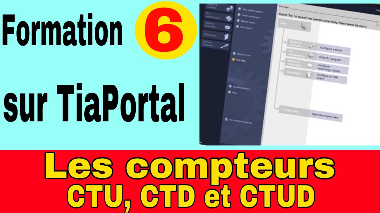 Formation TiaPortal 6 : Les compteurs CTU CTD et CTUD | بالعربية