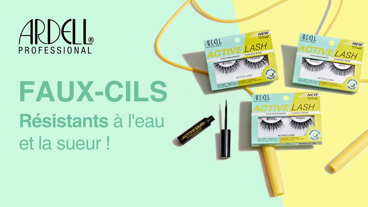 Faux-cils Spéciale Sportive : résistants à la sueur et l'eau ! Ardell #fauxcils #waterproof #sports