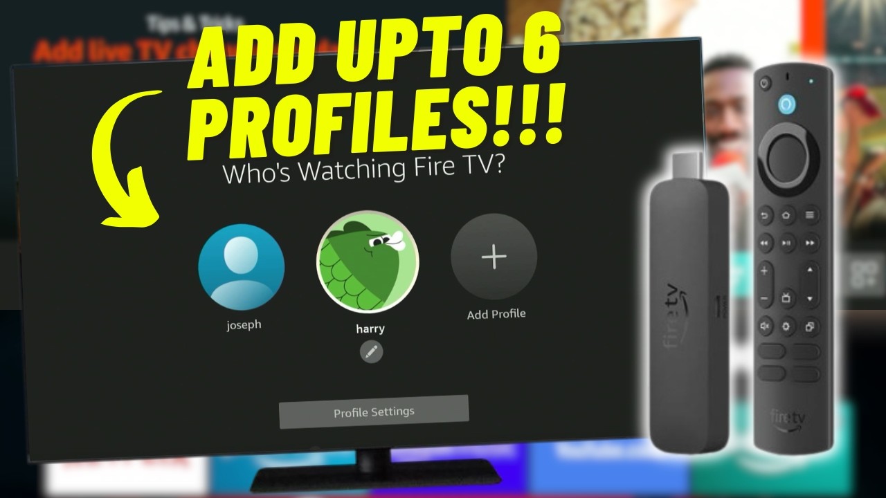 Create Multiple Profiles on FireStick - 2025 Update