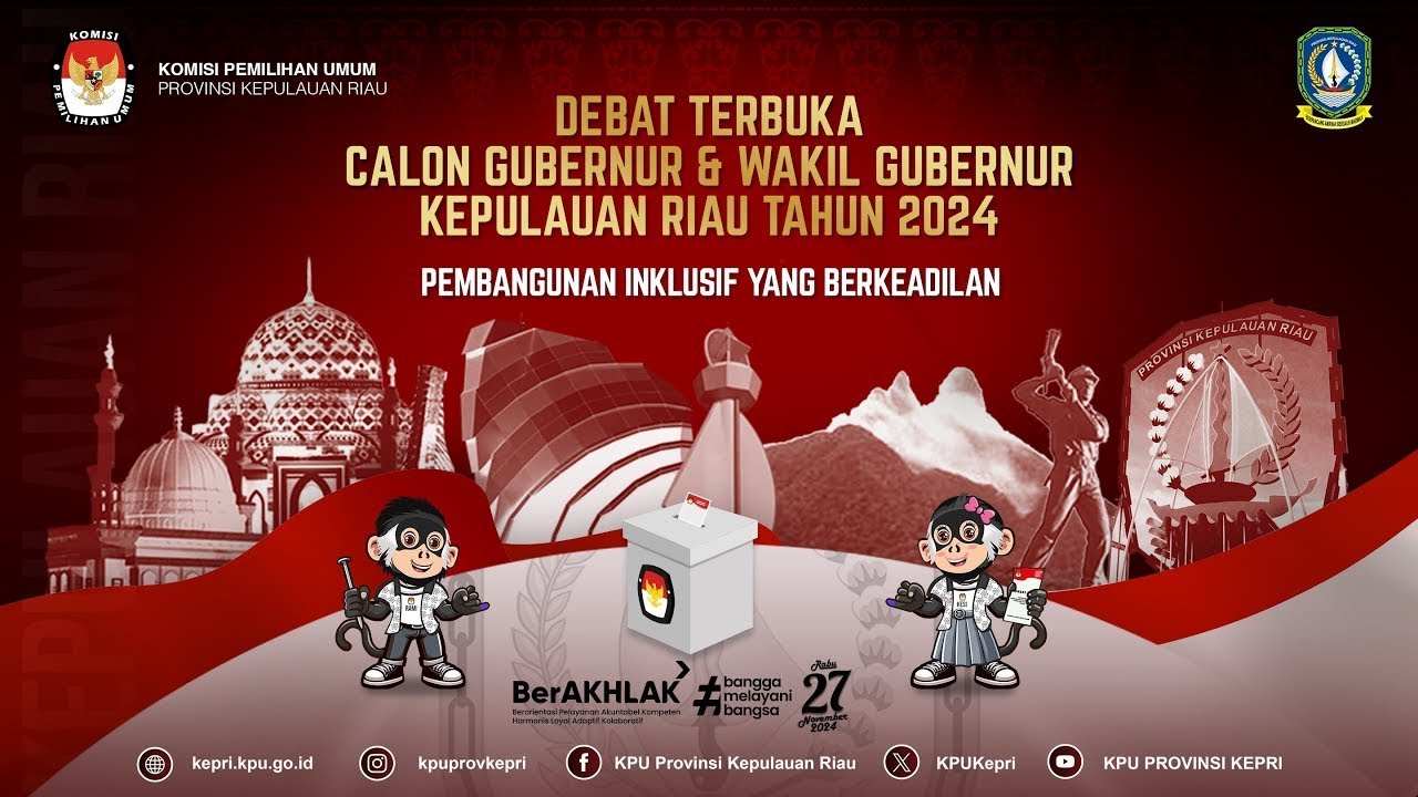 Live: DEBAT TERBUKA CALON GUBERNUR DAN WAKIL GUBERNUR PROVINSI KEPRI TAHUN 2024