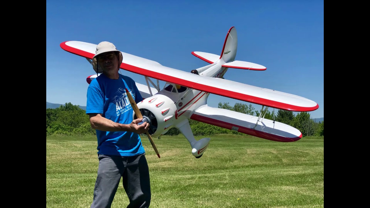 PHOENIX WACO 1/4 SCALE BIPLANE WITH SMOKE AT NORTH COUNTRY FLYING TIGERS