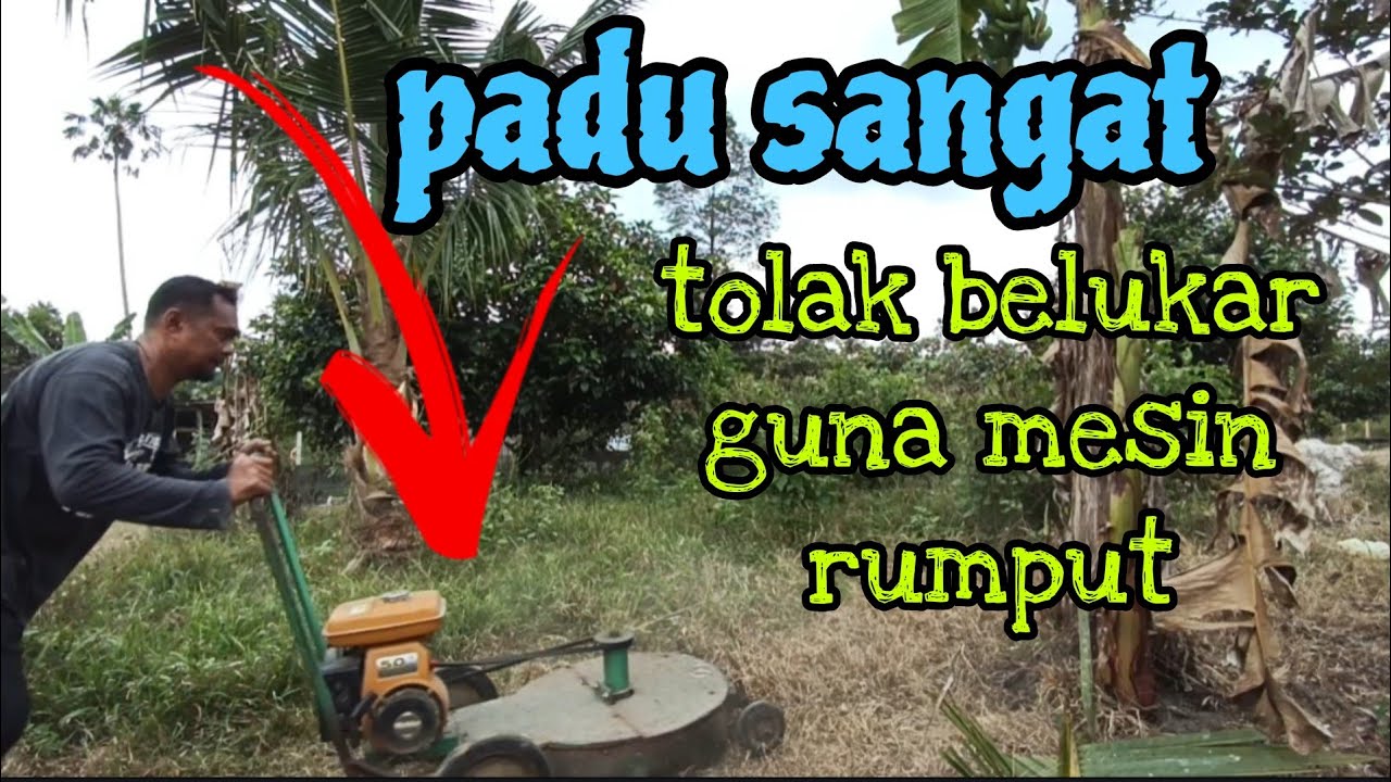 [Episod1623] tolak 'reba' dengan mesin rumput bintang