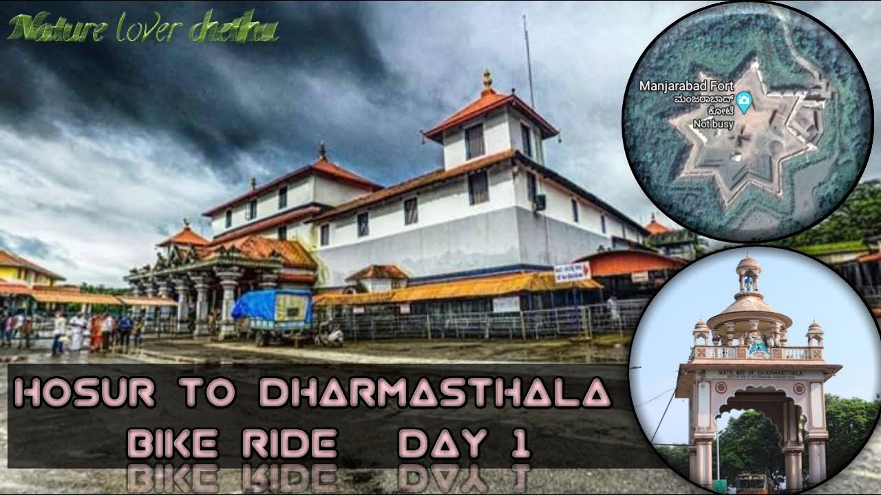 Hosur to Dharmasthala | bike ride DAY 1 | Splendor ride to Dharmasthala temple