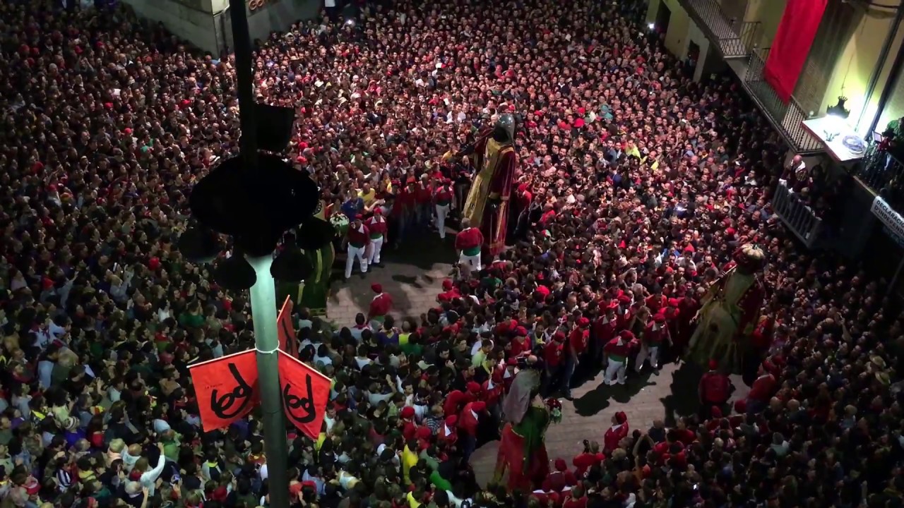 La Patum 2016 - Salt Gegants Bruce springsteen  UHD 4K