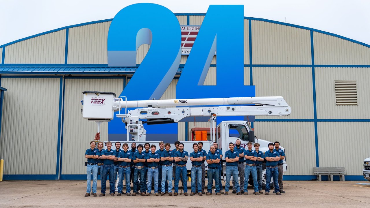 TEEX Lineworker Academy Graduation Class 24