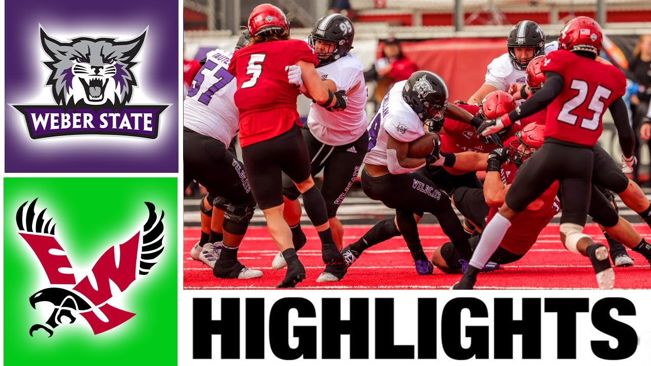 Eastern Washington vs Weber State Highlights | College Football Week 8 | 2023 College Football
