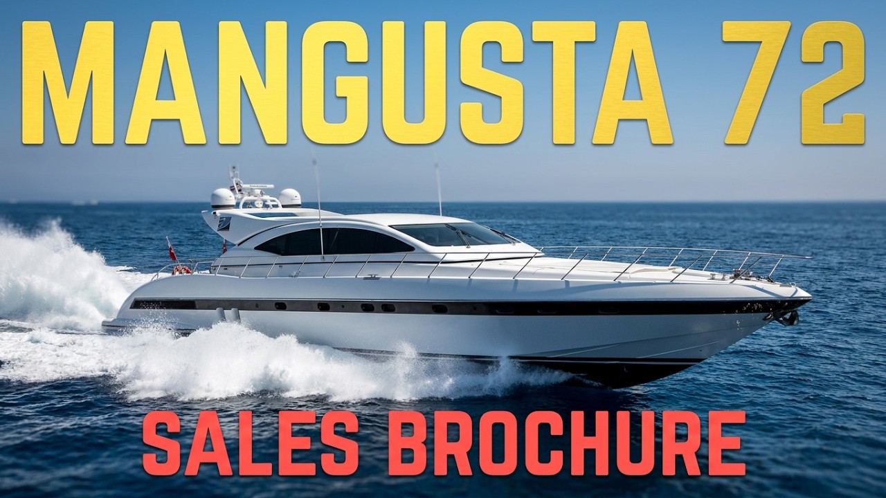 2008 Mangusta 72 Sales Brochure