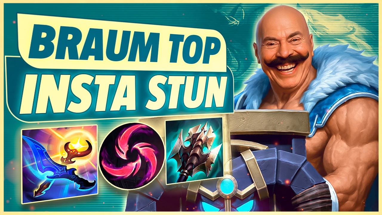 BRAUM TOP E A BUILD INSTA STUN | O SETT PASSOU FOME E CHOROU PARA O JUNGLE