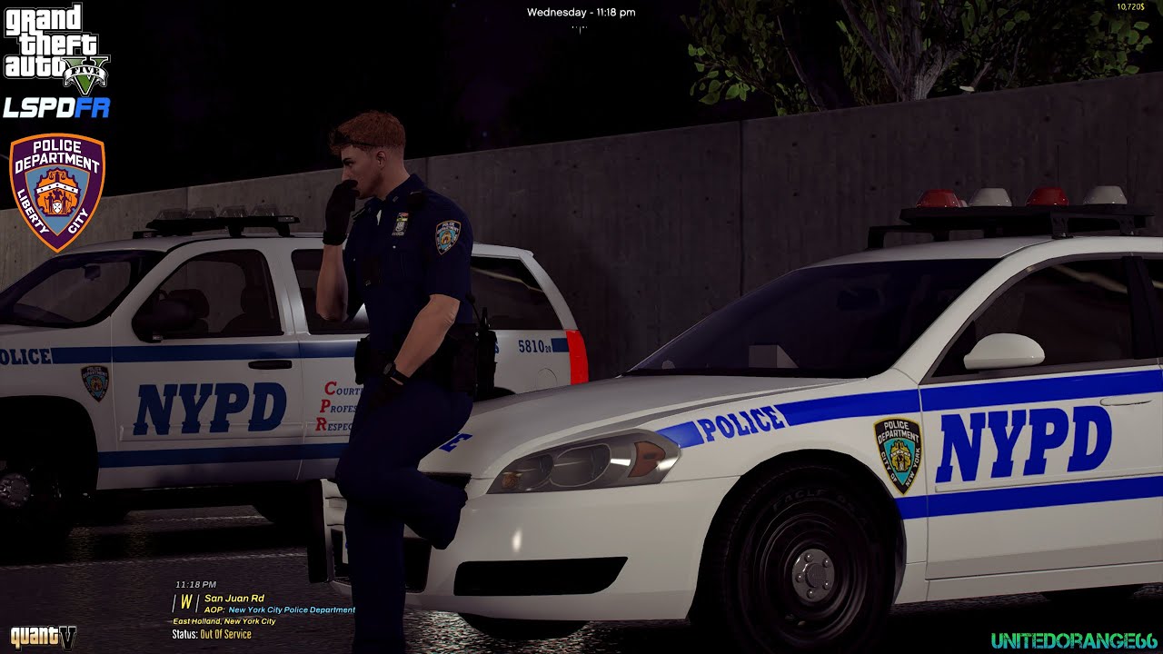 GTA V - LSPDFR 0.4.9🚔 - LCPD/NYPD - Liberty City Night Patrol - LCPP - Chevy Impala - 4K