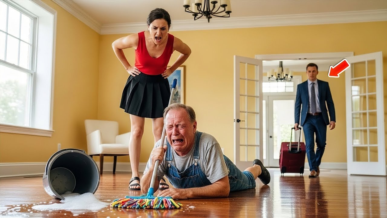 He Cried, “I’m Your Father” — His Son’s Fiancée Humiliated the Elderly Man Until the Son Returned