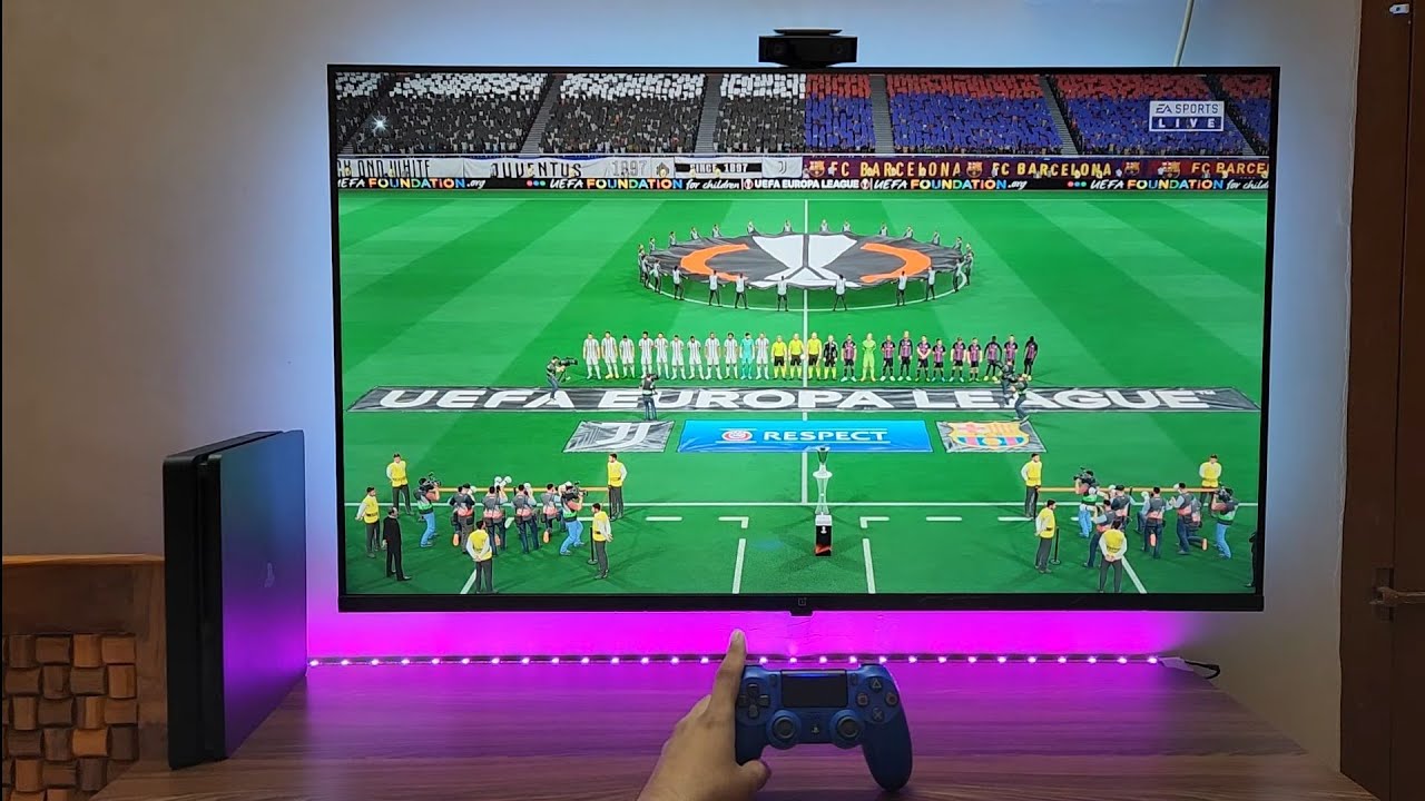 Игровой процесс FIFA 23 UEFA EUROPA LEAGUE (PS4 Slim) 4K HDR TV