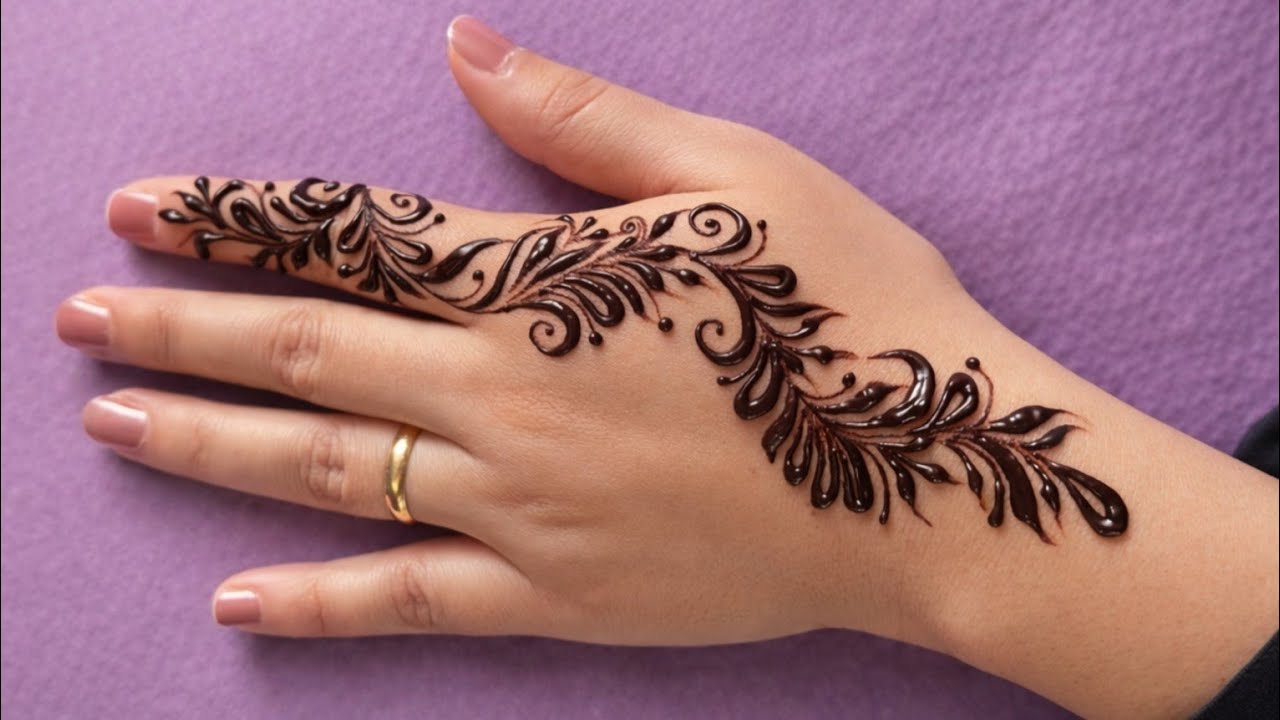 Easy & Stylish mehndi design | Back hand | Mehandi ka design | mehndi designs | henna 2026