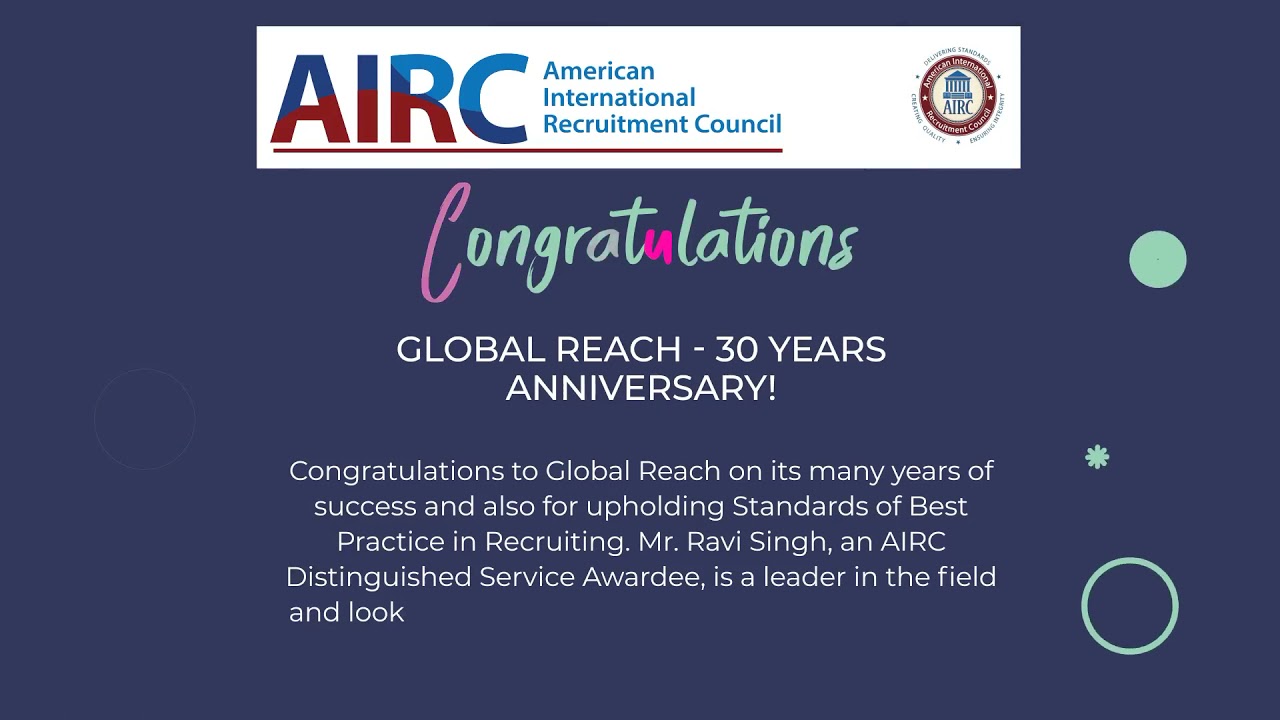 30 years of Global Reach