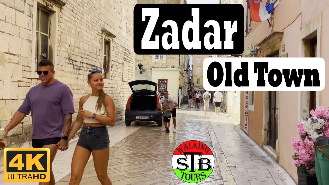 4K 🇭🇷 Croatia Zadar Old Town during summer 2022 [52 min]
