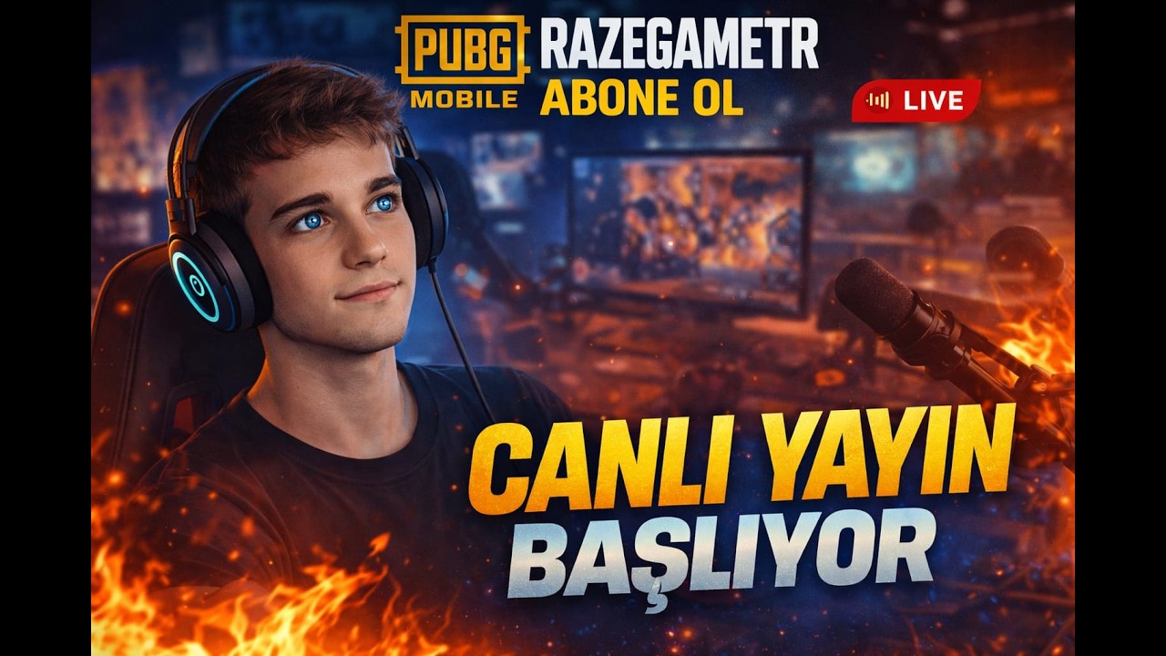 RAZEGAMETR Canlı Yayında #pubgmobile #razegametr #keşfet  #canlıyayın #epintroy #live #pubgm #gaming