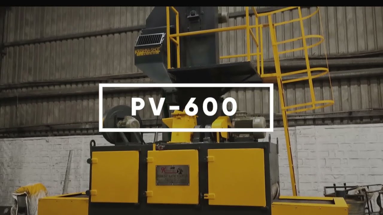 PAVER BLOCK Shot Blasting Machine (PV-600) New Design