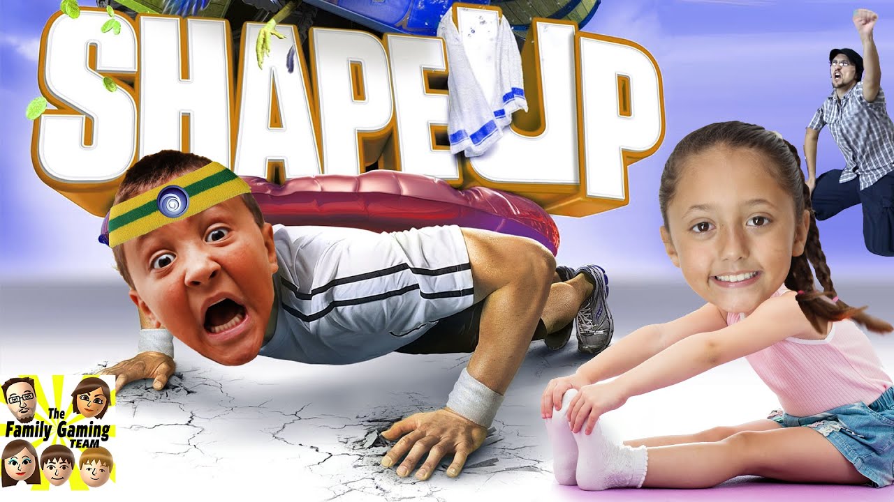 FGTEEV WORKOUT! (Shape Up вызов ж / Skylander мальчик и девочка) Xbox One Face Cam Геймплей