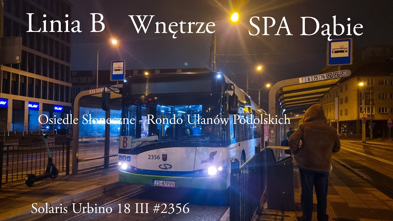 [WNĘTRZE] Linia B Szczecin Os. Słoneczne - R.U.P. Solaris Urbino 18 III #2356