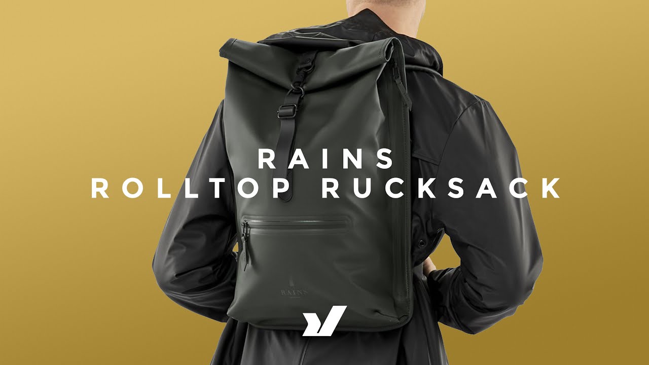 Idealny dla rowerzyst&oacute;w &ndash; plecak Rains Rolltop