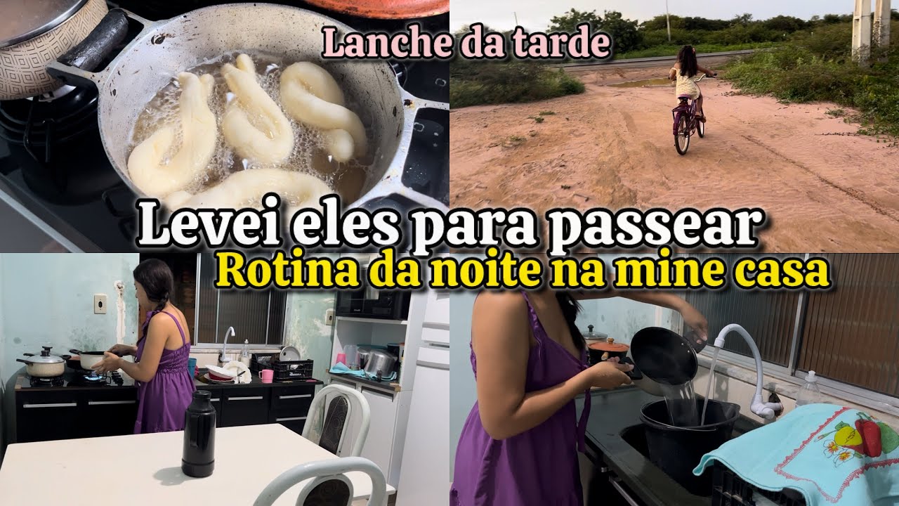 ✨LEVEI ELES PARA PASSEAR‼️CAFE DA TARDE🥖☕️ROTINA DA NOITE NA MINE CASA🥰💖