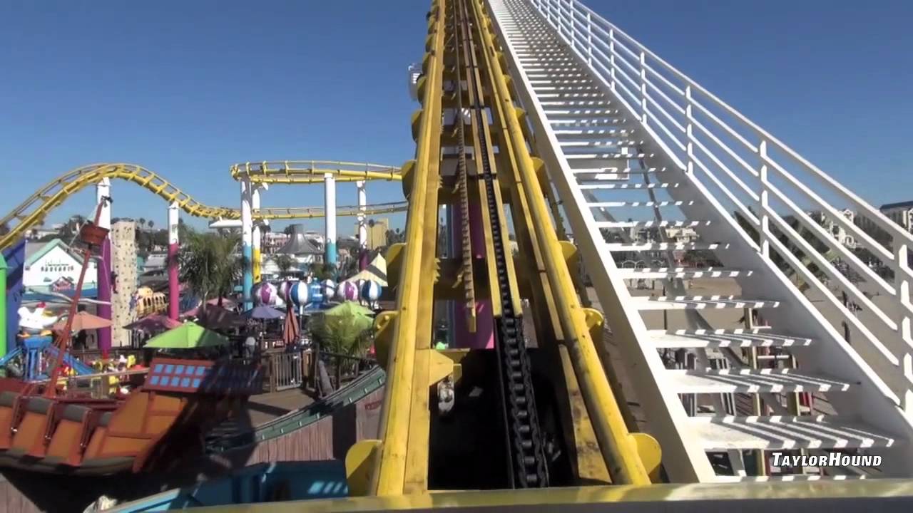 West Coaster (HD POV) Pacific Park Santa Monica Pier