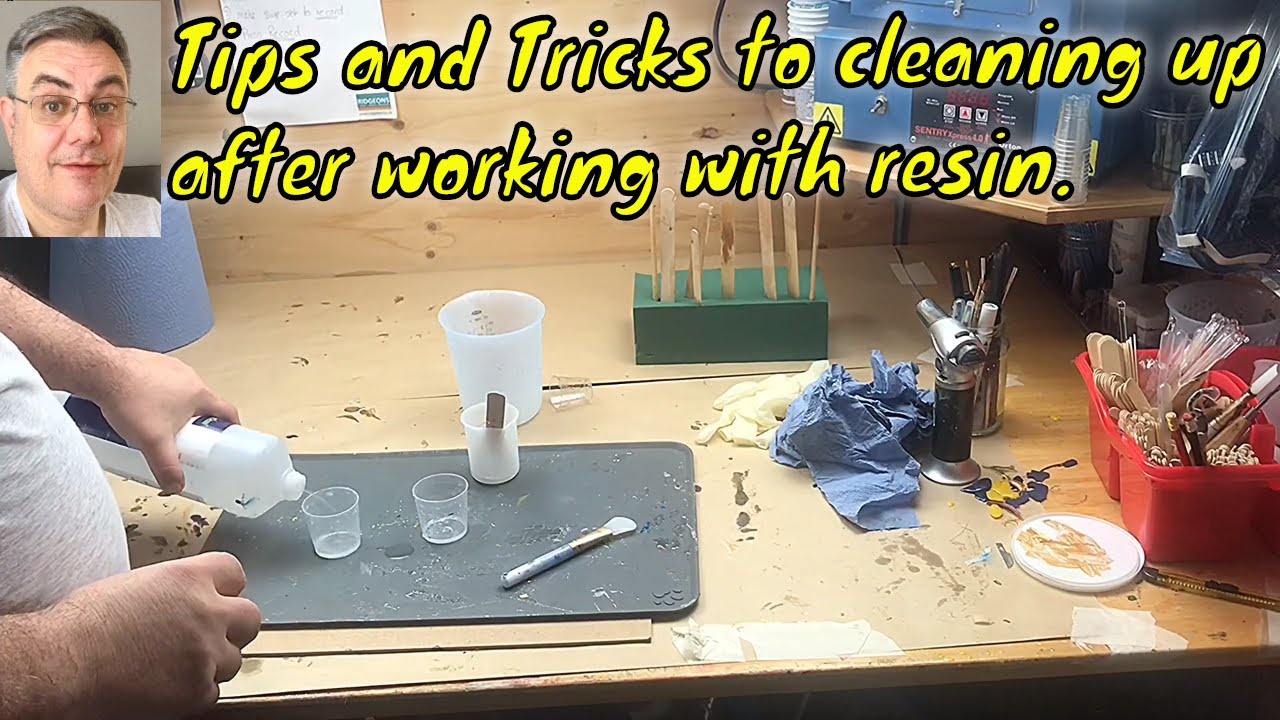 Tips and Tricks to Clean up Resin Work Area and Tools