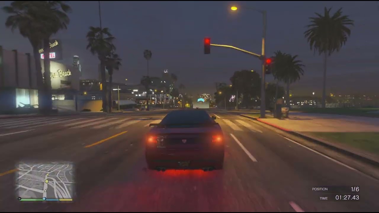 Grand Theft Auto V Franklin IS STREET RACING