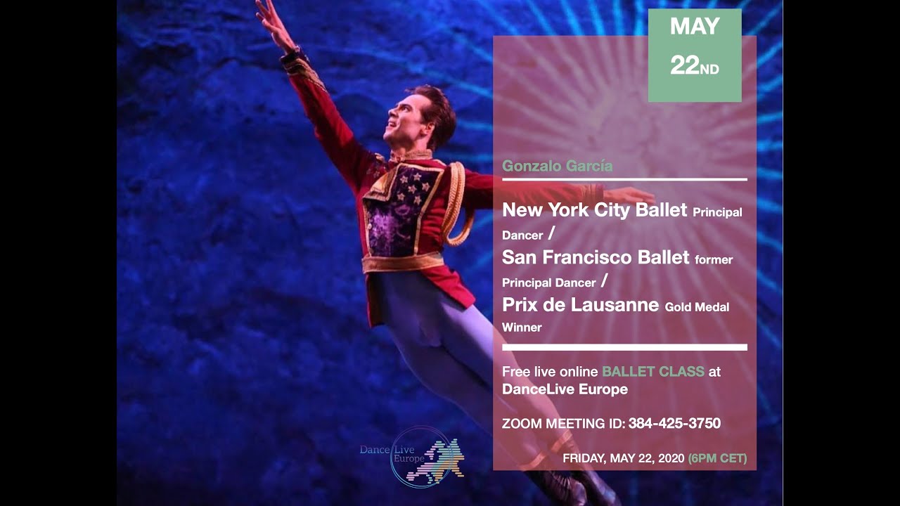Ballet class with Gonzalo Garcia, Principal dancer at New York City Ballet.