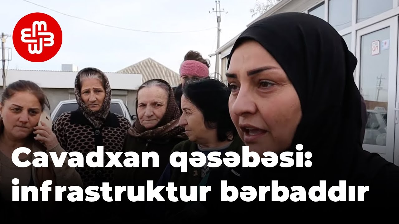 Gəncə: Qəsəbənin infrastrukturu bərbad vəziyyətdədi