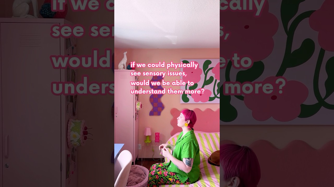 what if we could see sensory issues? 🤔 #autistic #autismawareness #sensoryissues #spd