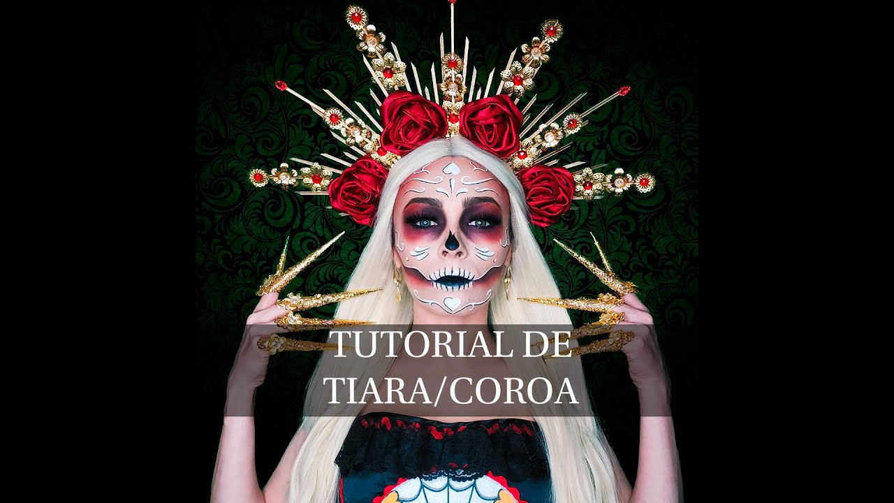 TIARA DE CAVEIRA MEXICANA - PASSO A PASSO