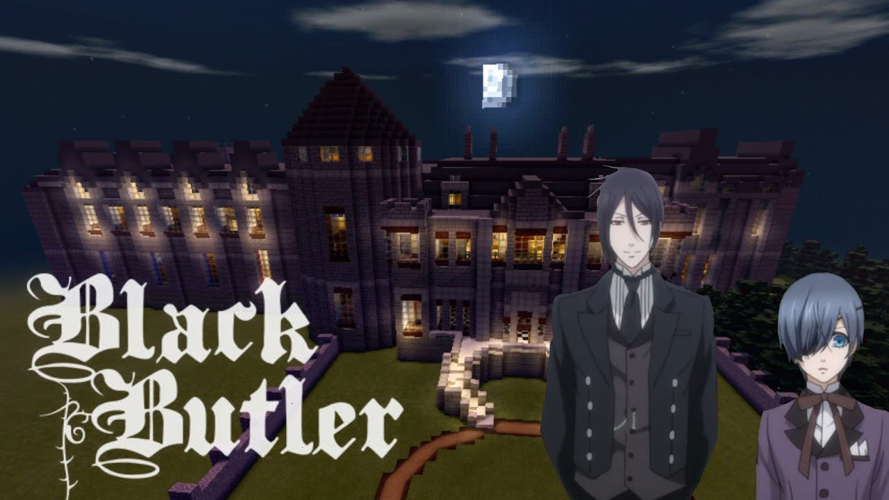 The phantomhive manor in minecraft! || Black butler (complete tour)